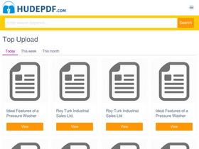 'hugepdf.com' screenshot