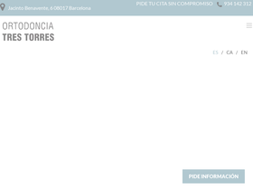 'ortodonciabarcelona.com' screenshot