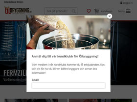 'olbryggning.se' screenshot