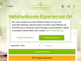 'naturheilkunde.de' screenshot