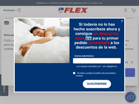 'flex.es' screenshot