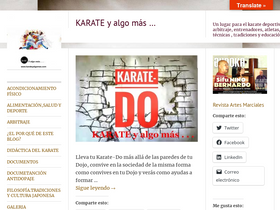 'karateyalgomas.com' screenshot