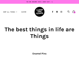 thesearethings.com homepage screenshot