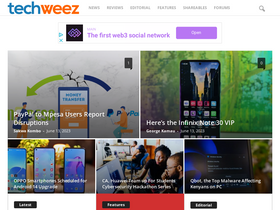 'techweez.com' screenshot
