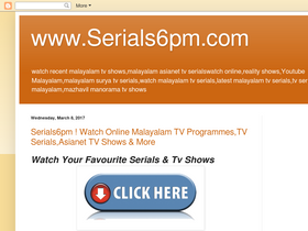 Serials6pm malayalam online serials