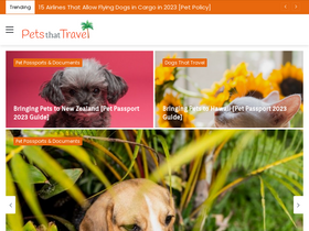 'petsthattravel.com' screenshot