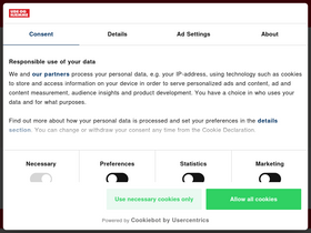 'udeoghjemme.dk' screenshot