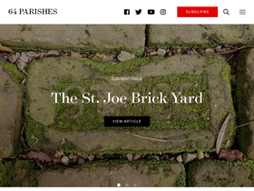 '64parishes.org' screenshot