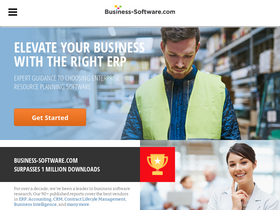 'business-software.com' screenshot