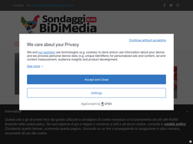 'sondaggibidimedia.com' screenshot