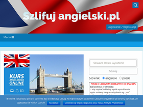 'szlifujangielski.pl' screenshot