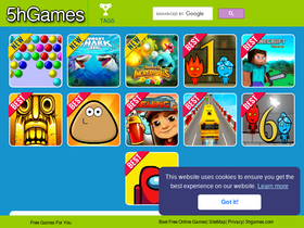 '5hgames.com' screenshot