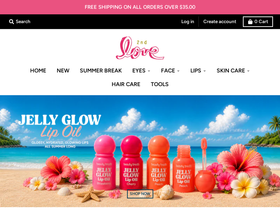 2ndlovecosmetics.com homepage screenshot