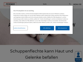 'psoriasis.info' screenshot