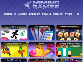 'miminogames.com' screenshot
