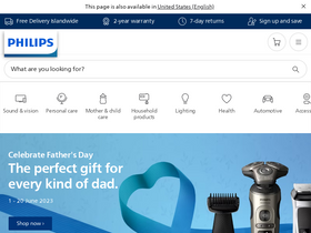 'philips.com.sg' screenshot