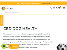 'cbddoghealth.com' screenshot