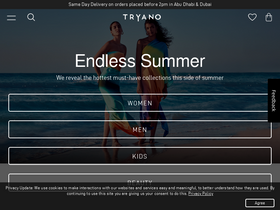 'tryano.com' screenshot
