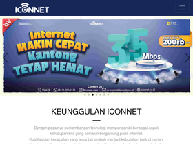 'iconnet.id' screenshot