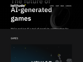 'latitude.io' screenshot