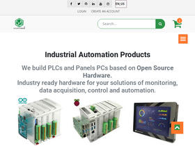 'industrialshields.com' screenshot
