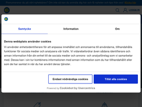 'eckerolinjen.se' screenshot