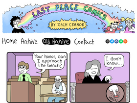 'lastplacecomics.com' screenshot