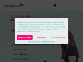 'jessicaquero.com' screenshot