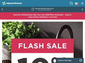 'tapwarehouse.com' screenshot