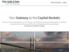 'trade.com' screenshot