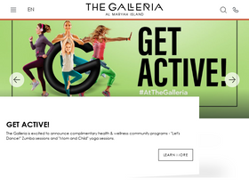 'thegalleria.ae' screenshot