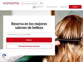 'wonoma.com' screenshot