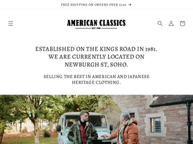 classicredwingshoes.co.uk homepage screenshot