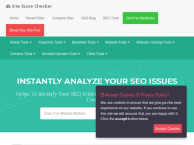 'sitescorechecker.com' screenshot
