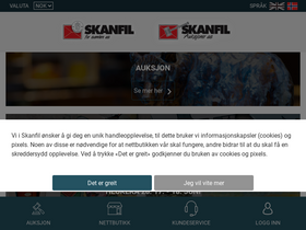 'skanfil.no' screenshot