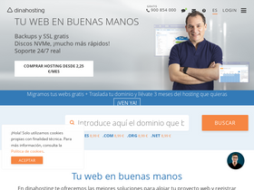 'dinahosting.com' screenshot