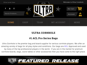 'ultracornhole.com' screenshot