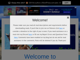 'kiarasims4mods.net' screenshot