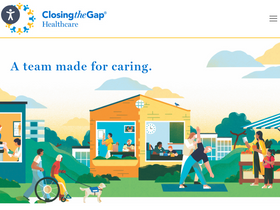 'closingthegap.ca' screenshot