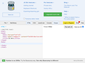 'jsbin.com' screenshot