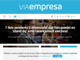 'viaempresa.cat' screenshot