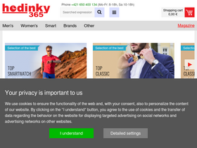 'hodinky-365.com' screenshot