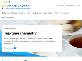 'scienceinschool.org' screenshot