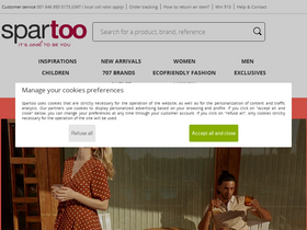 'spartoo.net' screenshot