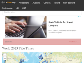 'tidetime.org' screenshot