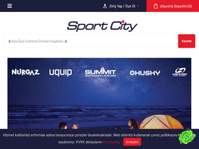 'sportcity.com.tr' screenshot
