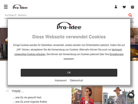 'proidee.de' screenshot