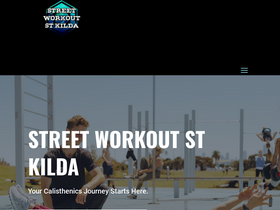 'streetworkoutstkilda.com' screenshot
