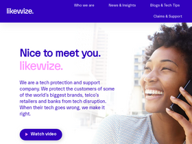 'likewize.com' screenshot