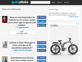 'gutezitate.com' screenshot
